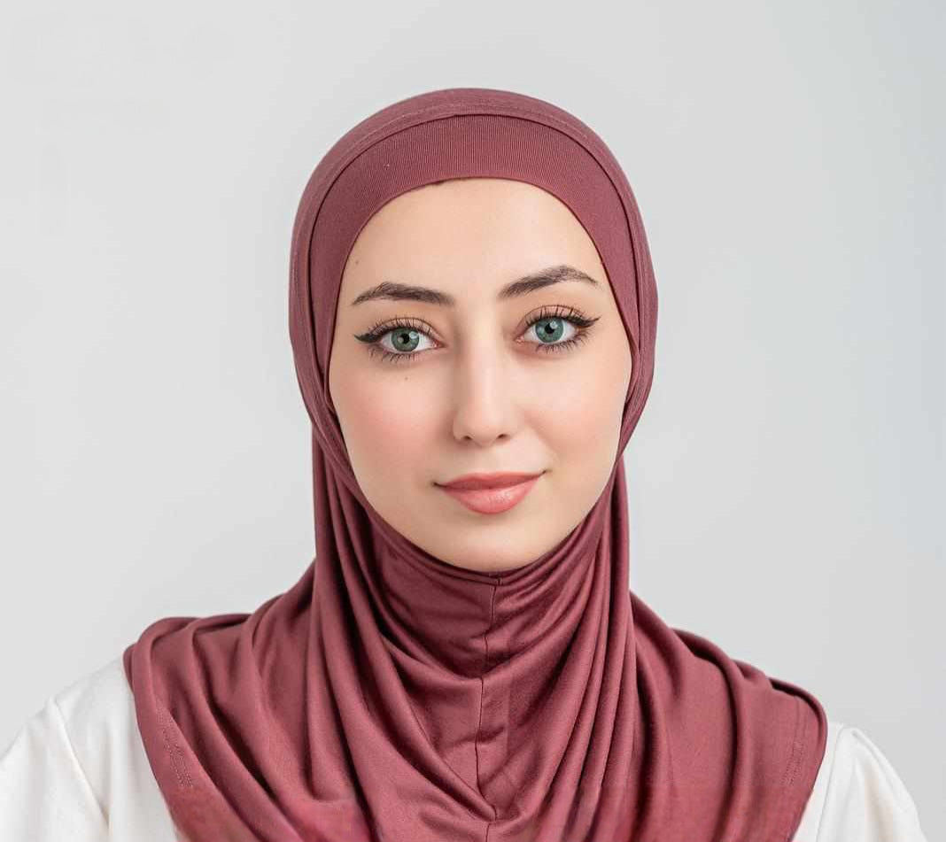 Two Piece Cotton Hijab