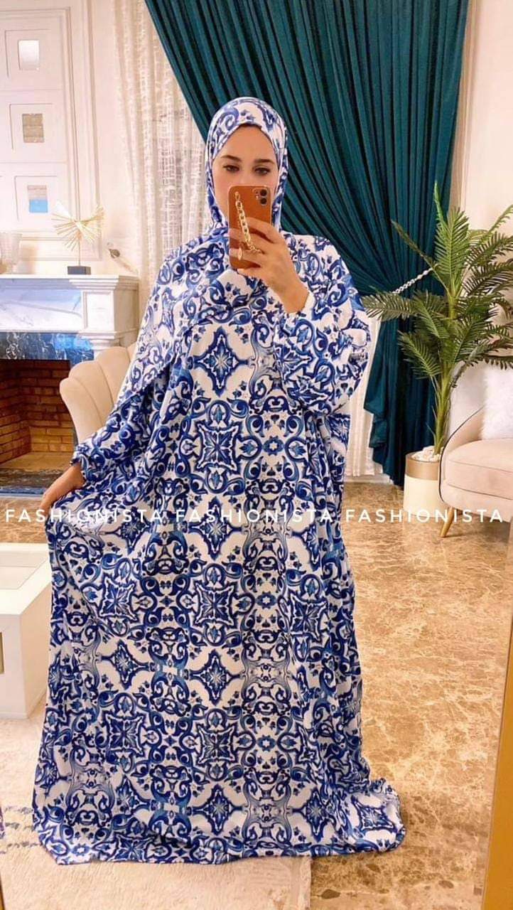 Blue Blossom Prayer Dress