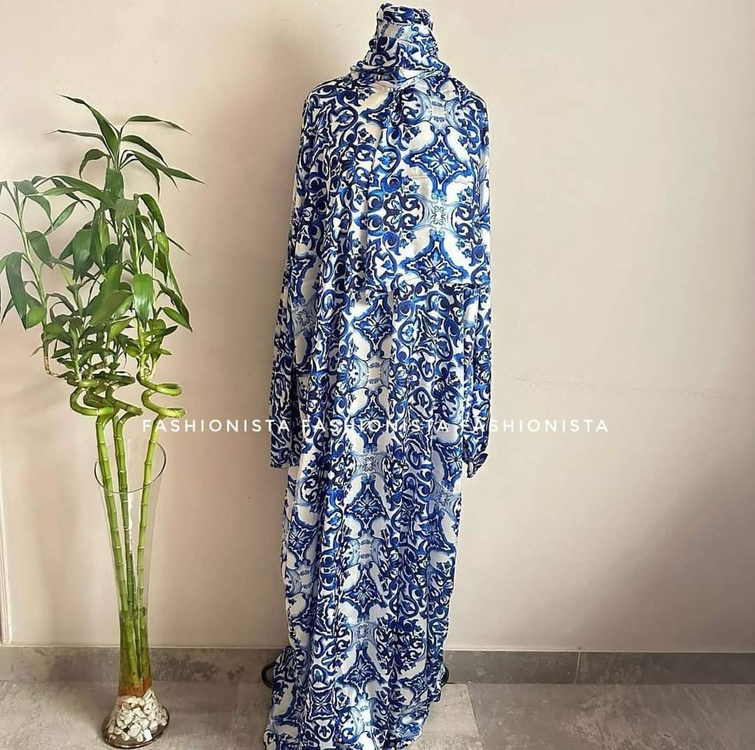 Blue Blossom Prayer Dress