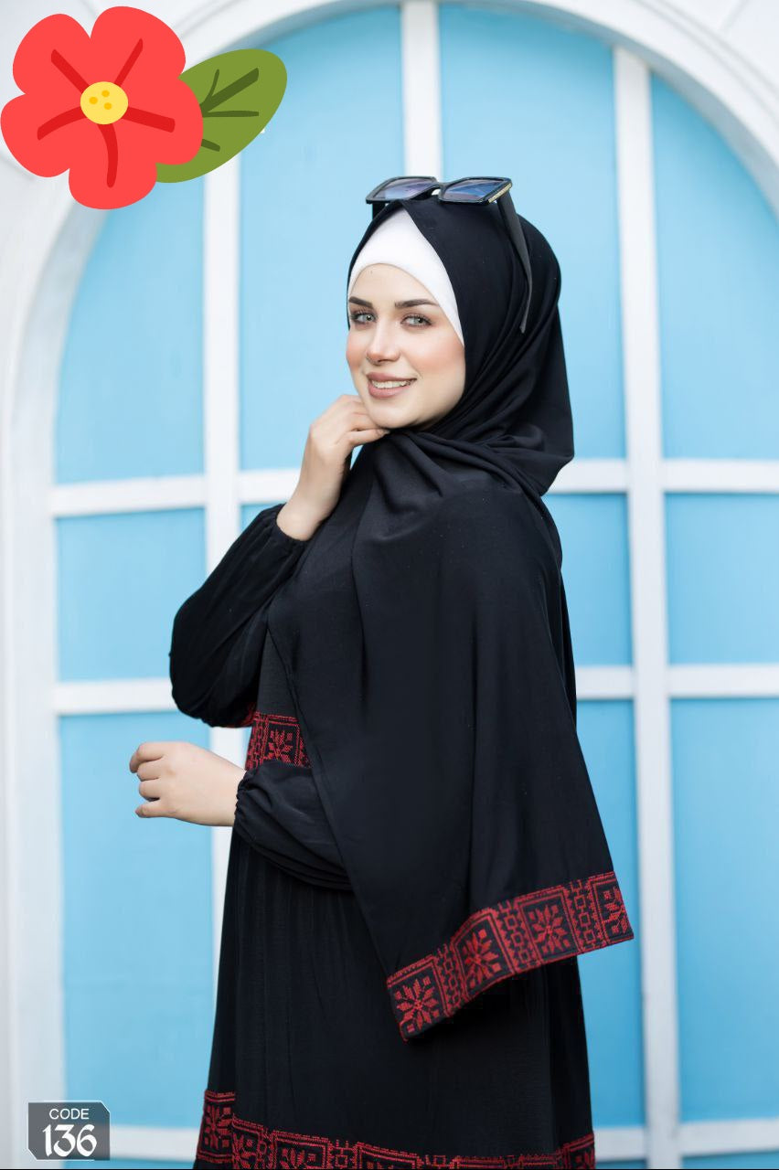Ruby Elegance Prayer Dress