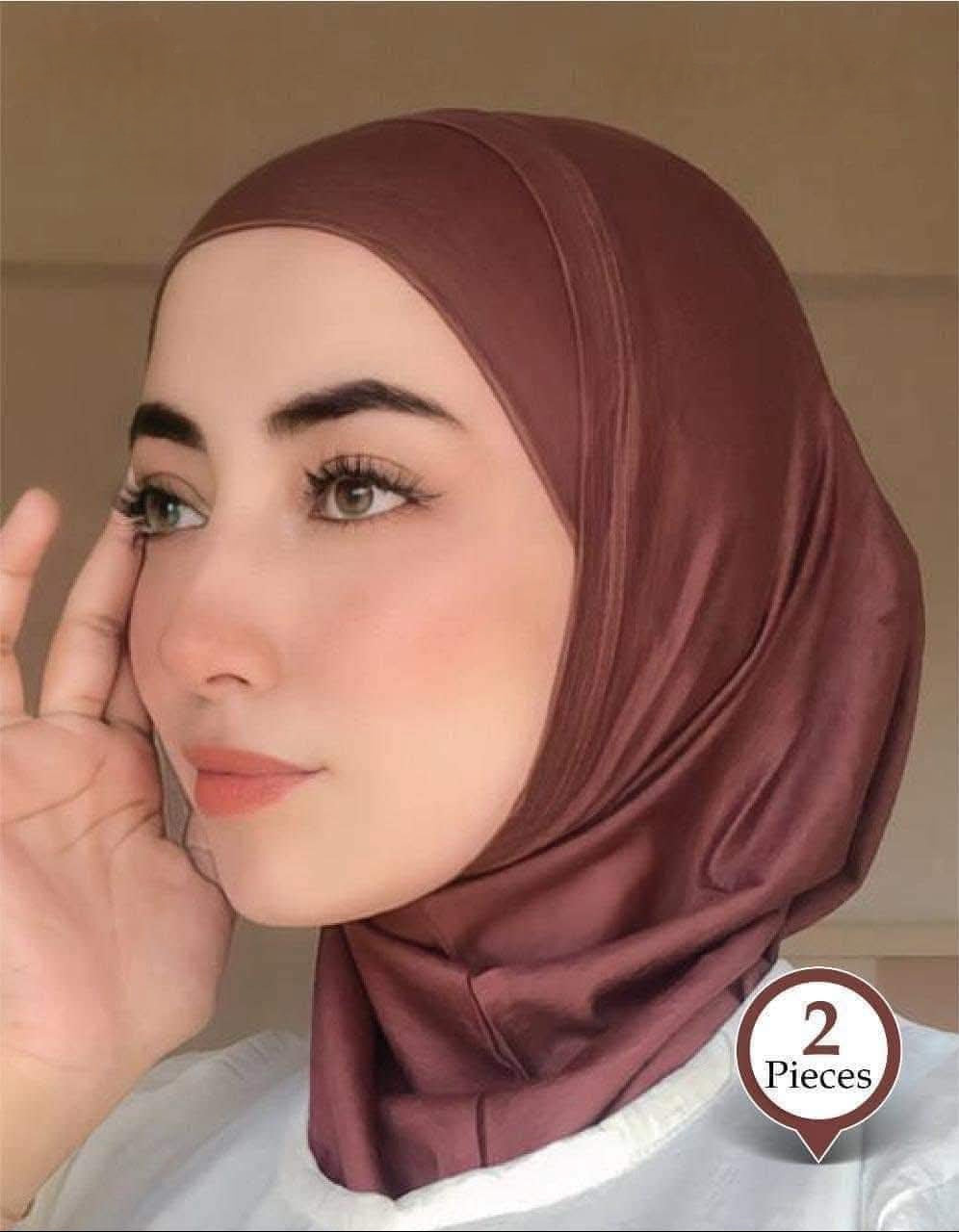 Two Piece Cotton Hijab