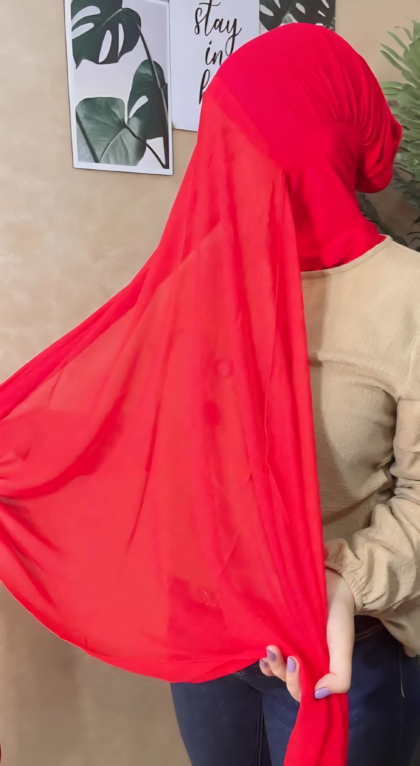 Ninja Chiffon Scarf – Visible Undercap