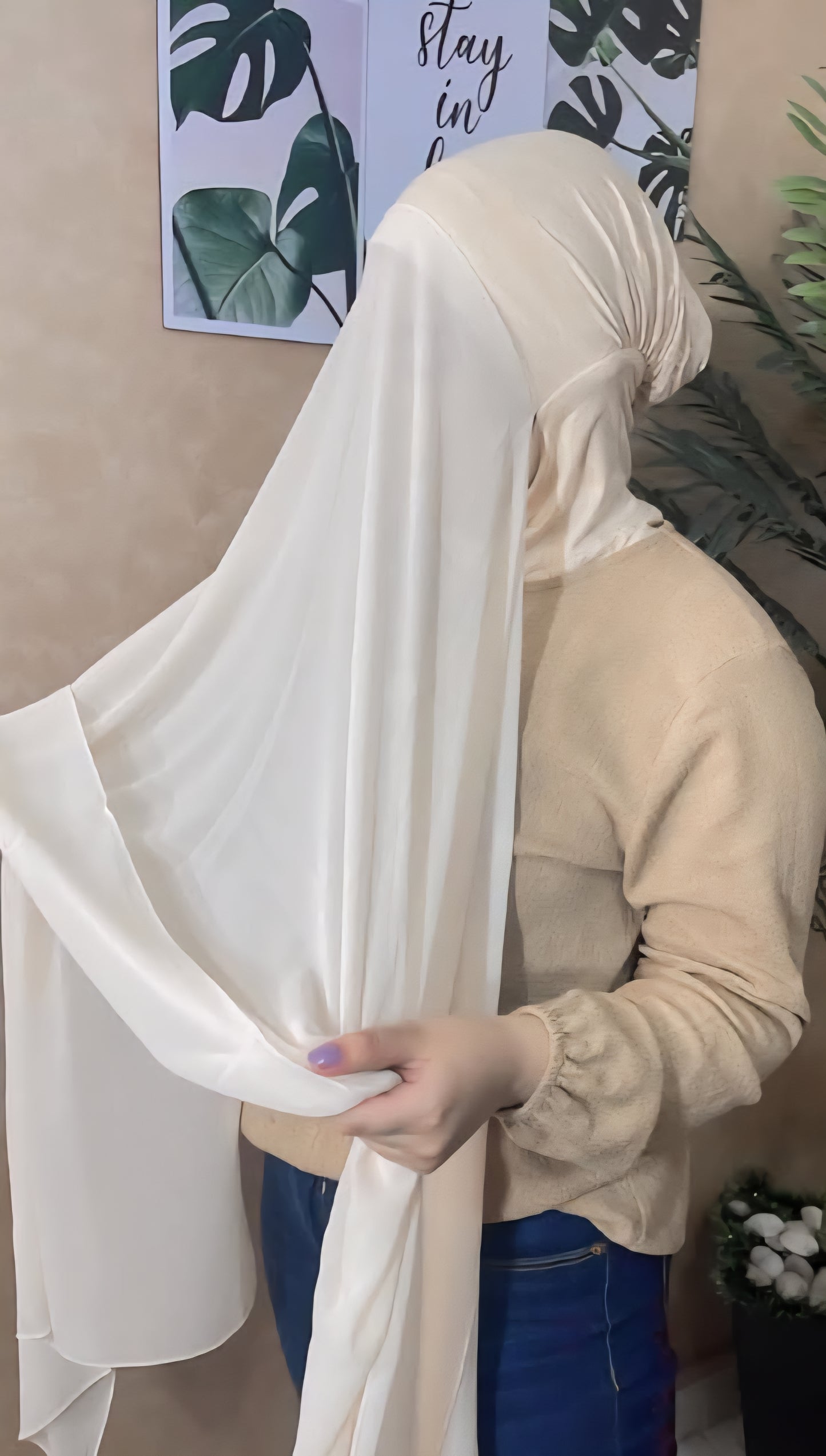 Ninja Chiffon Scarf – Visible Undercap