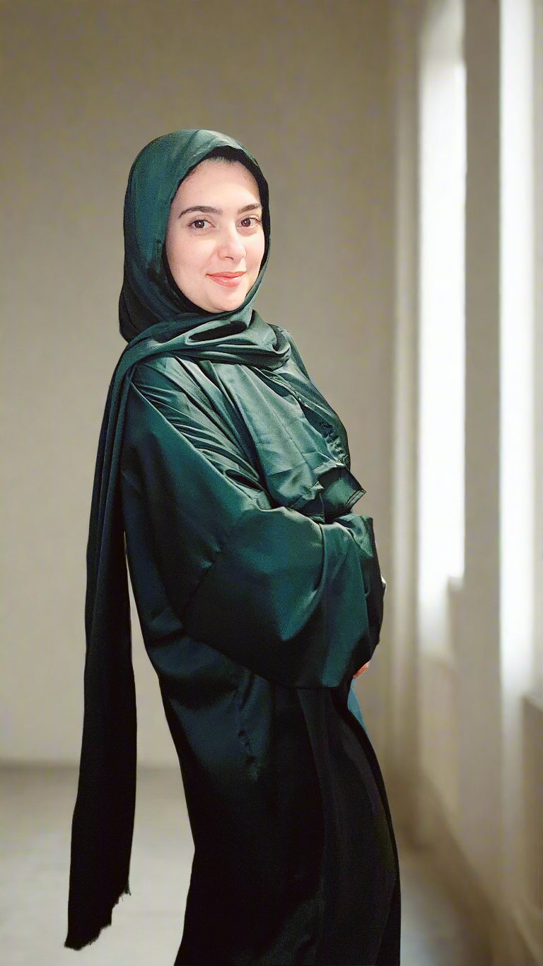 Satin Prayer dress