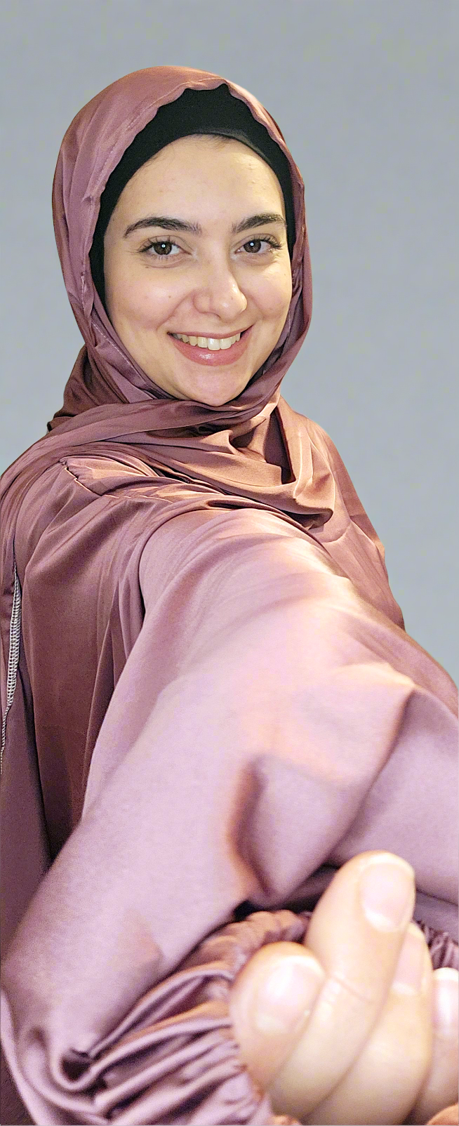 Satin Prayer dress