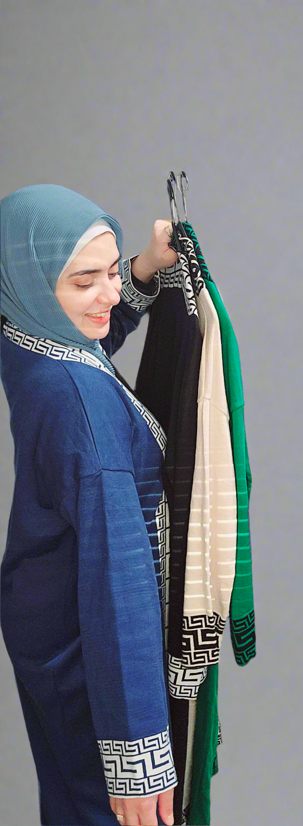 Textured Wave Long Cardigan