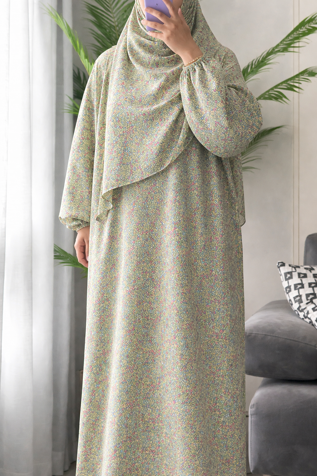 Prayer Dress – Crepe & Cotton Blend