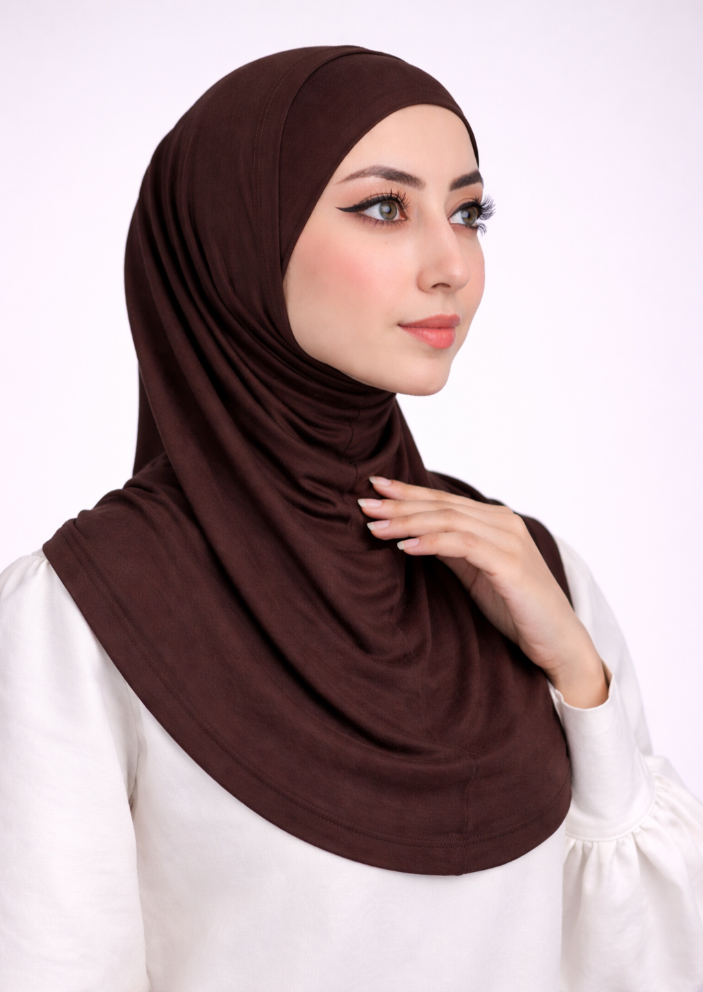 Two Piece Cotton Hijab