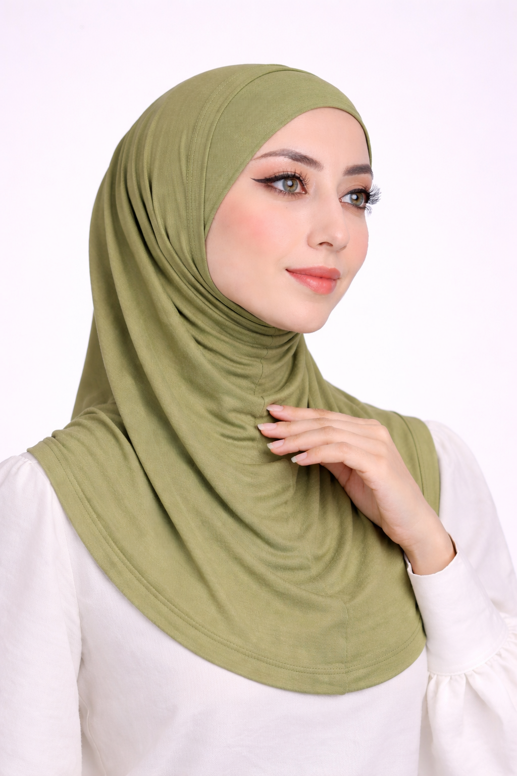 Two Piece Cotton Hijab