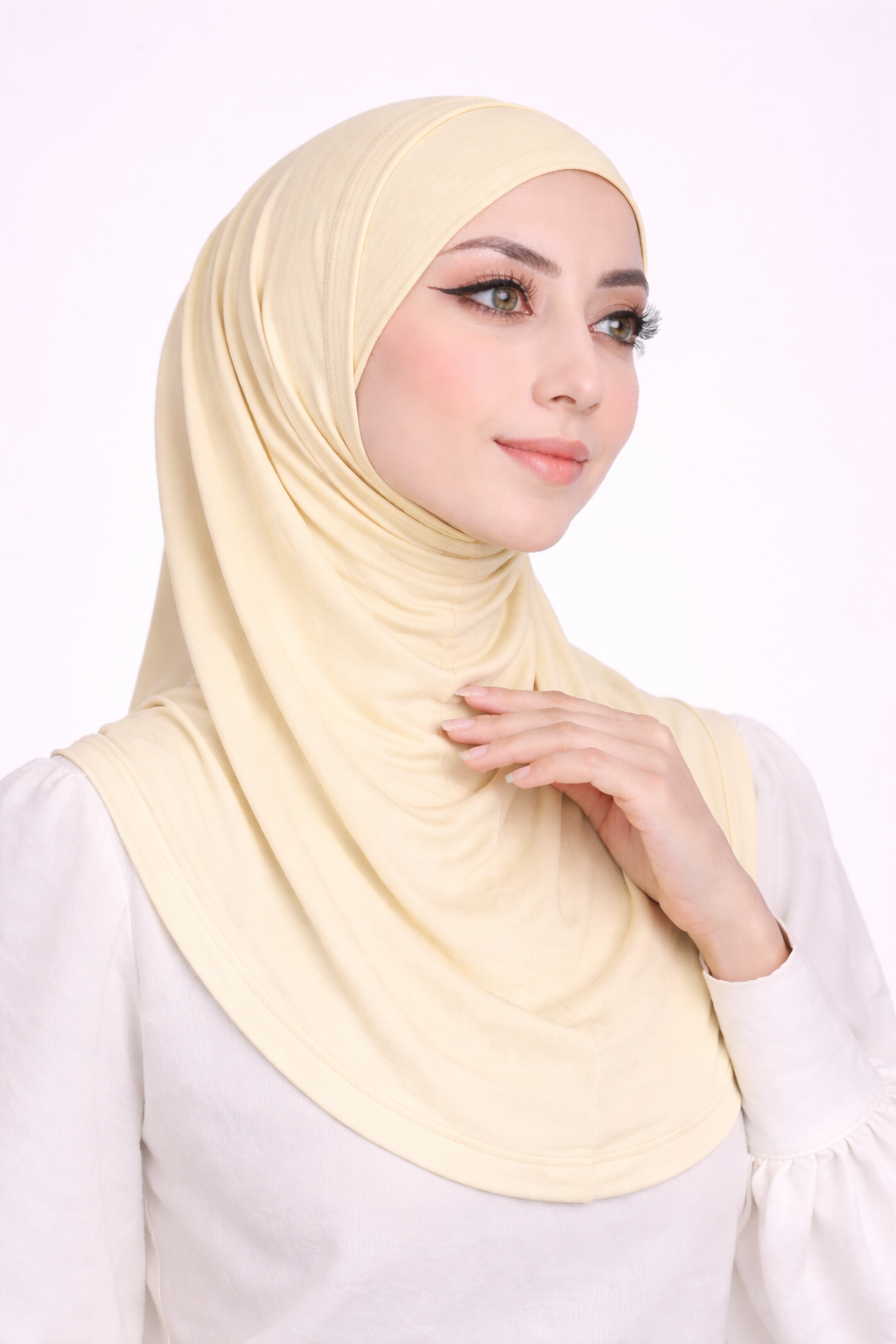 Two Piece Cotton Hijab