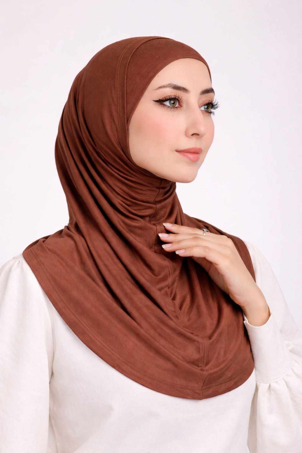 Two Piece Cotton Hijab