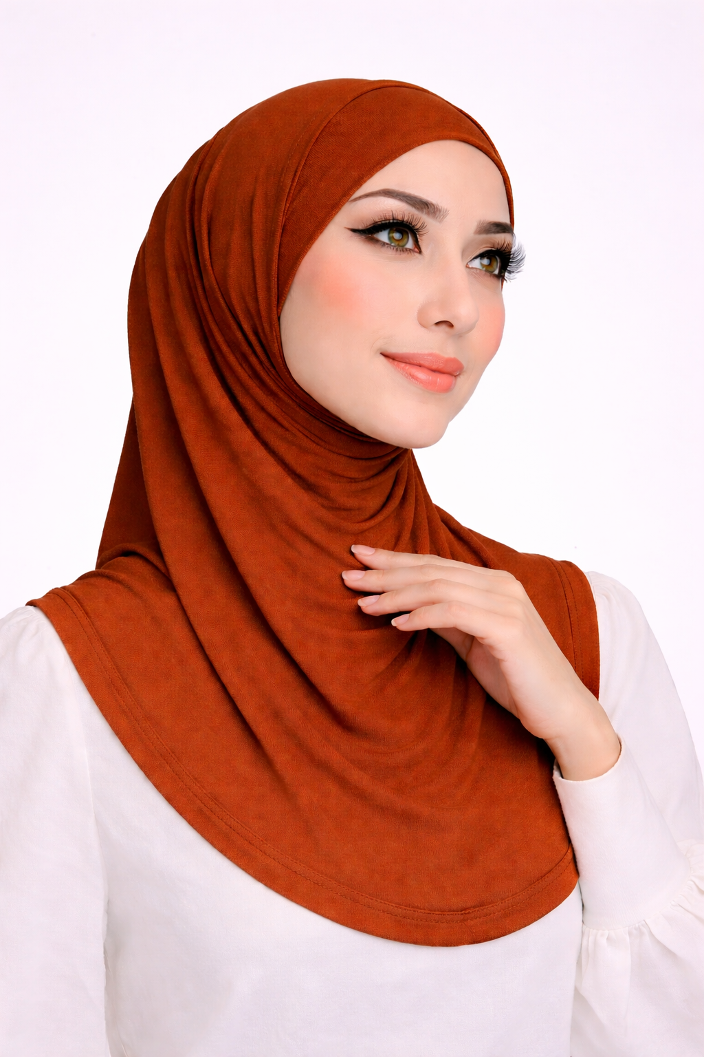 Two Piece Cotton Hijab