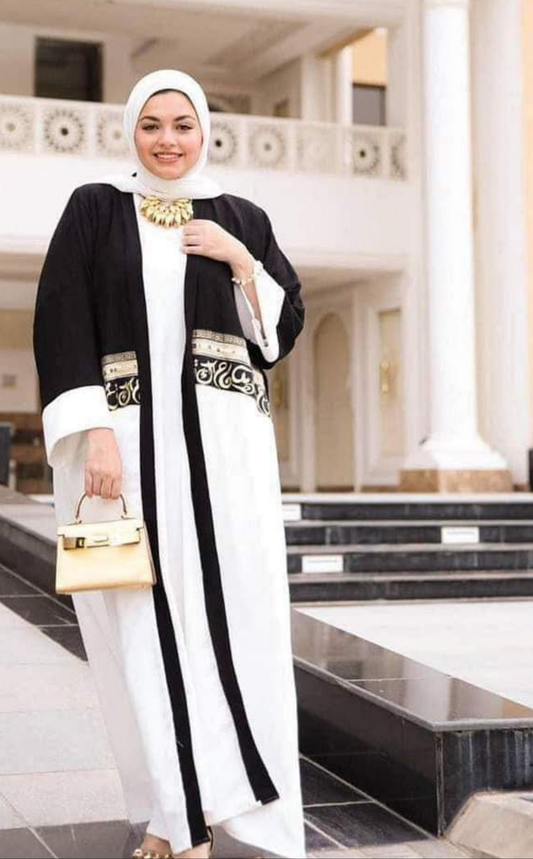 Noor Elegance Open Abaya