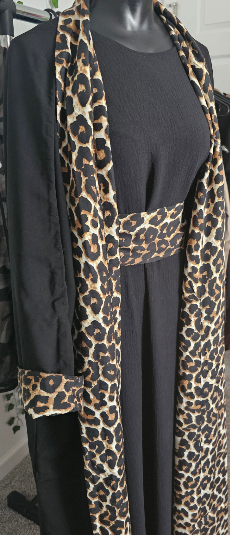 Sahara Wild Elegance 3-Piece Abaya Set
