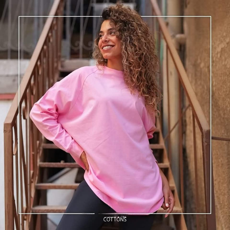 Modest Loose-fitting Cotton Tees