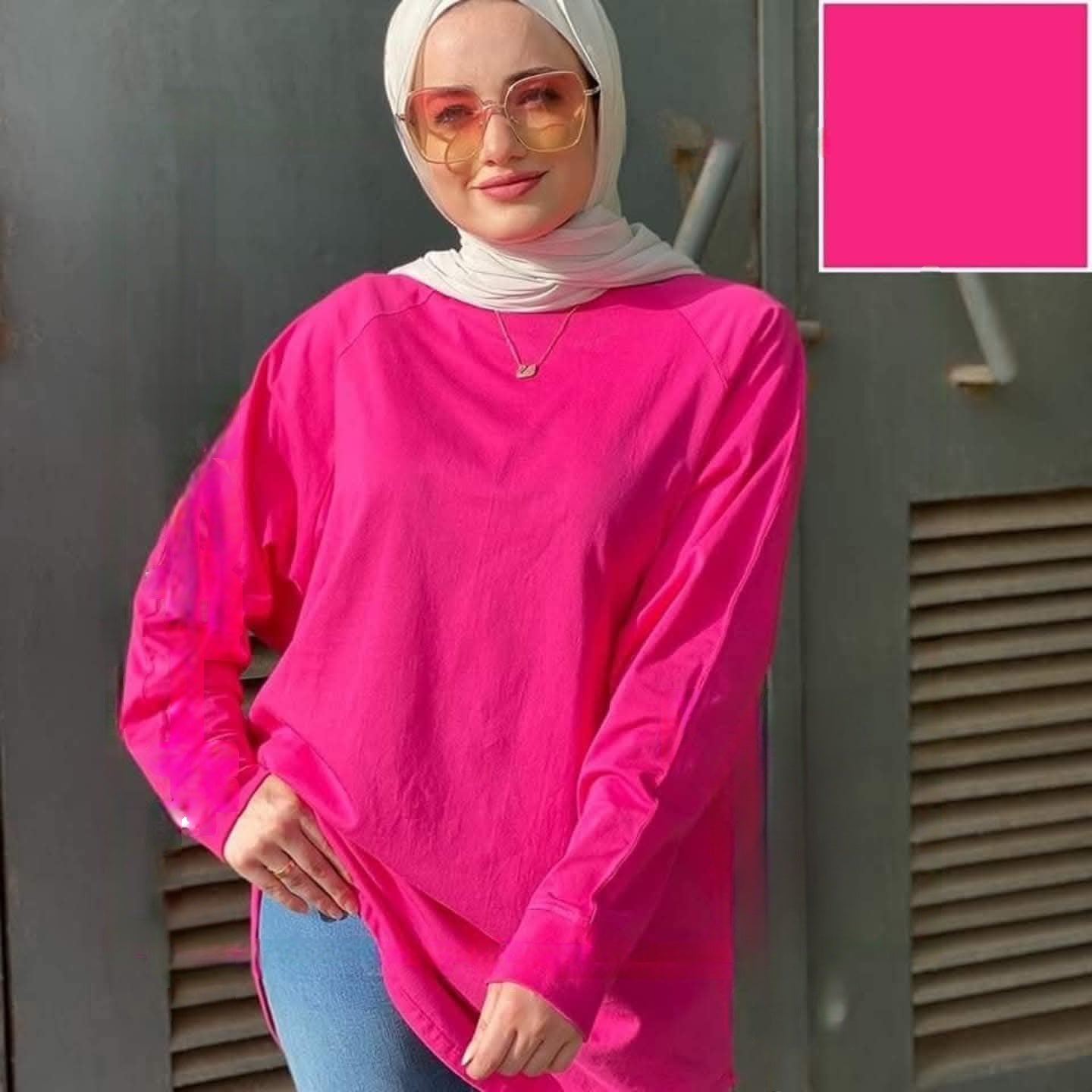 Modest Loose-fitting Cotton Tees