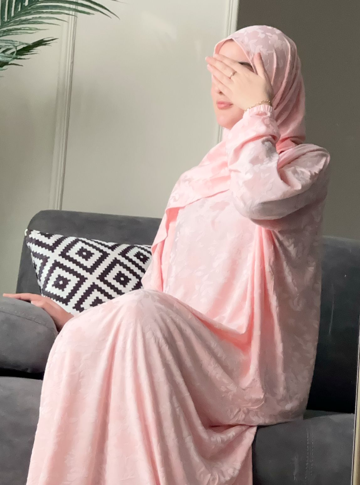 Blossom Comfort Mother & Daughter Modest Prayer Set – Cotton & Lycra