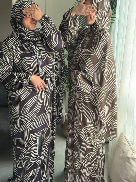 Prayer Dress – Soft Crinkled Satin