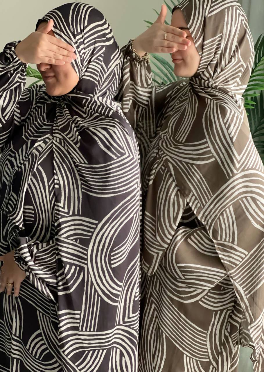 Prayer Dress – Soft Crinkled Satin