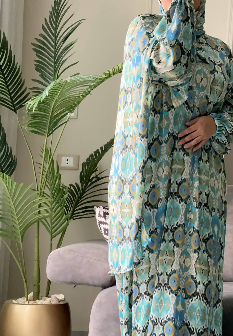 Prayer Dress – Soft Crinkled Satin