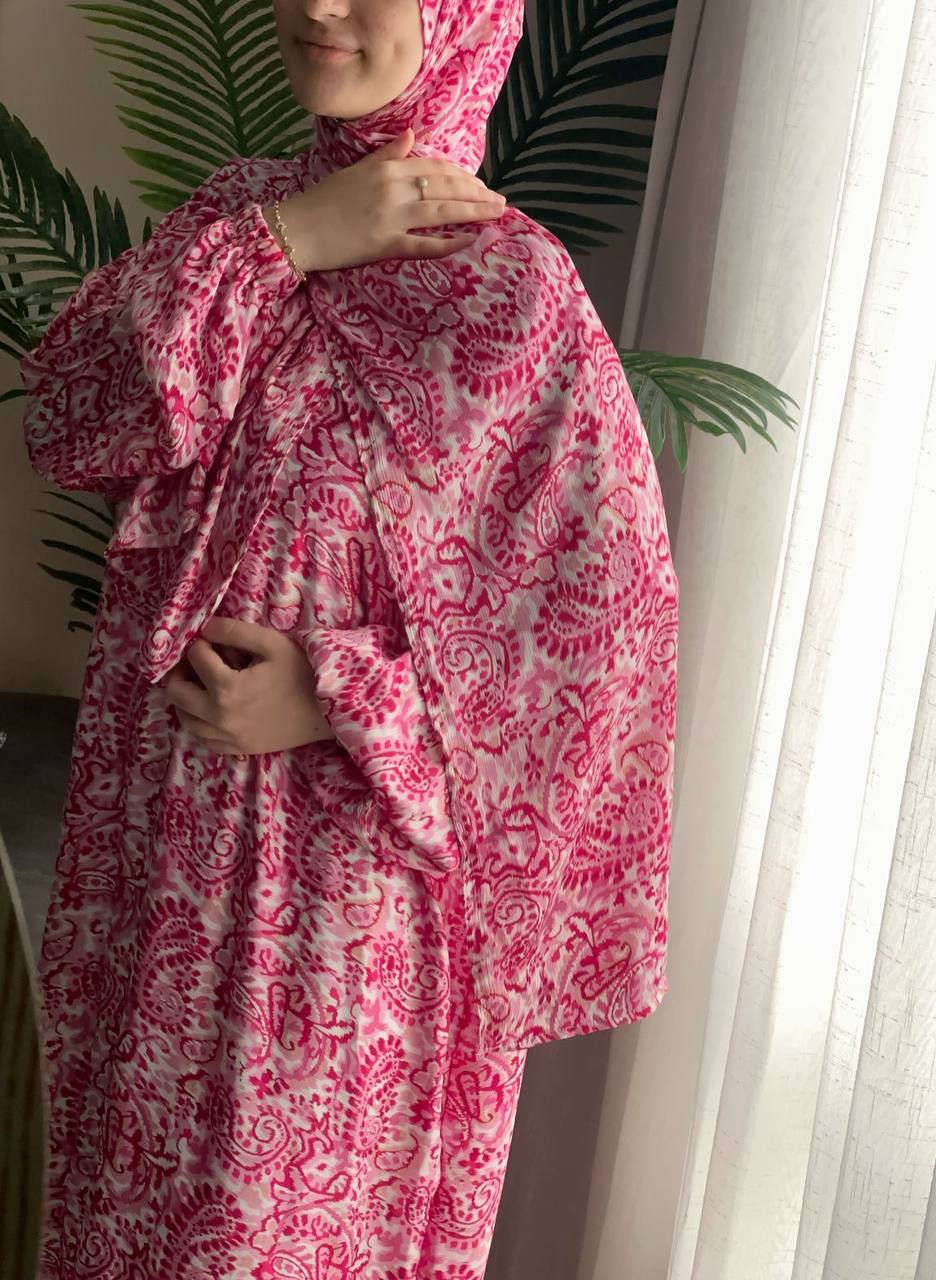 Prayer Dress – Soft Crinkled Satin