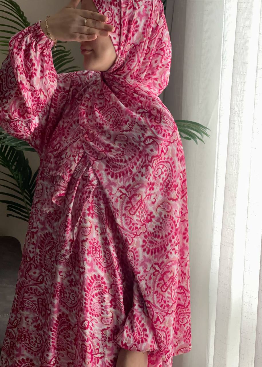 Prayer Dress – Soft Crinkled Satin