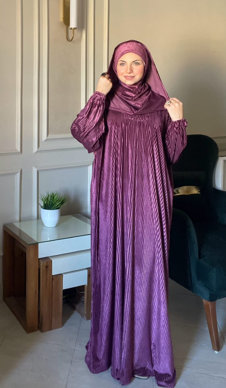 Velvet Flow Prayer Dress