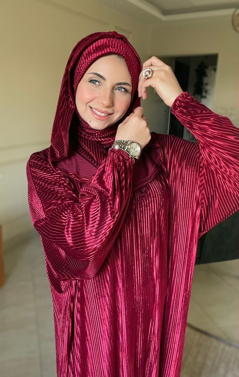 Velvet Flow Prayer Dress