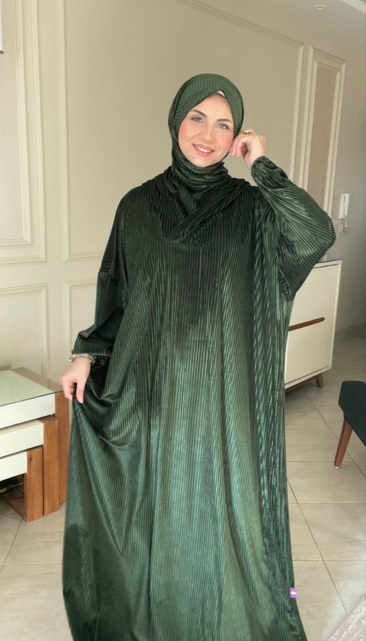 Velvet Flow Prayer Dress