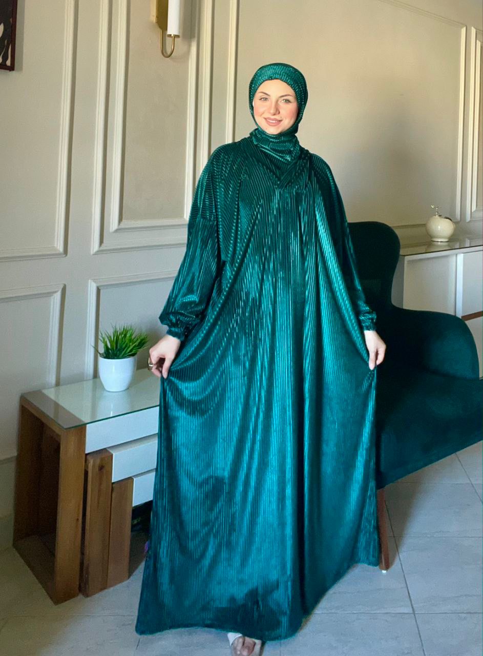 Velvet Flow Prayer Dress