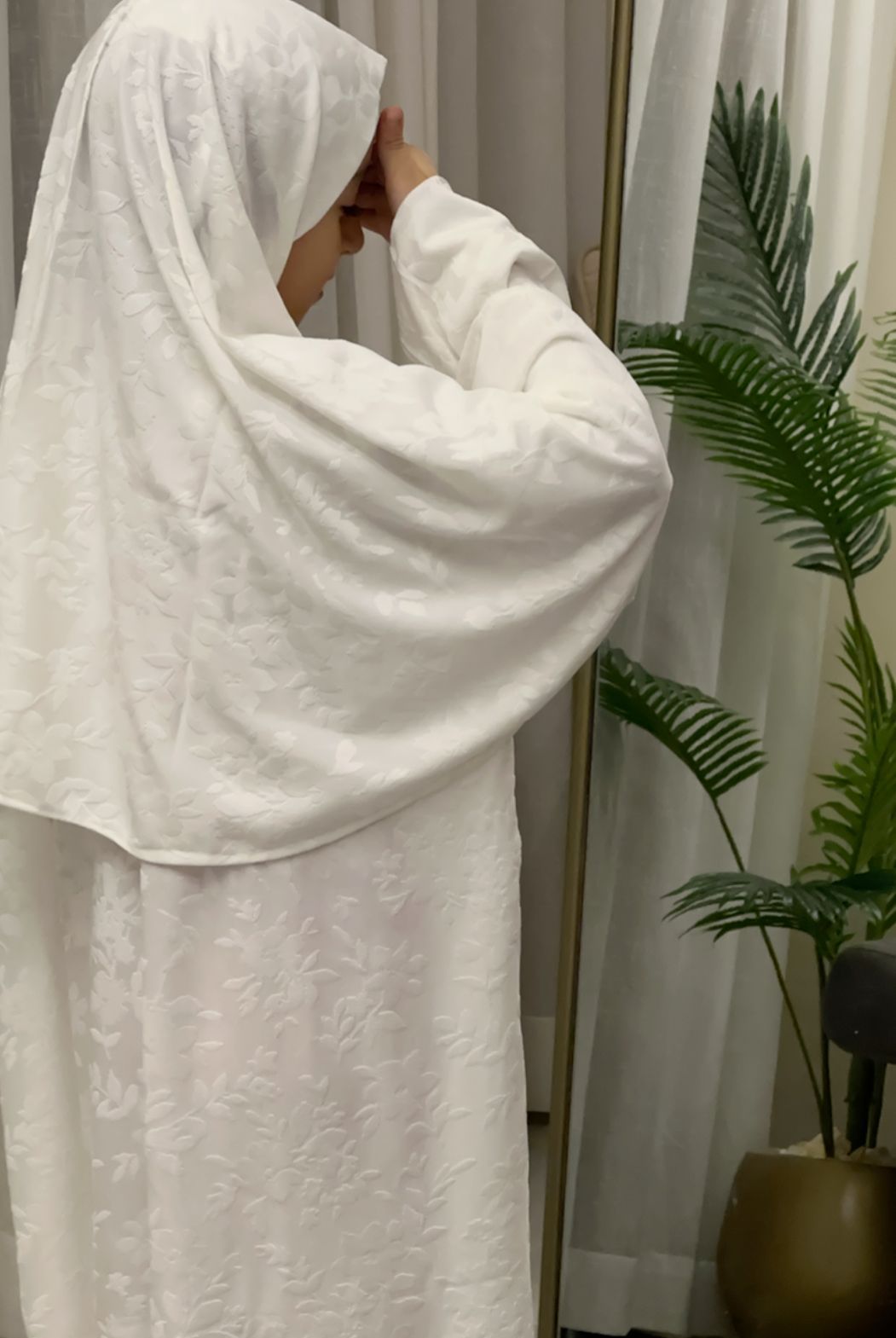 Blossom Comfort Mother & Daughter Modest Prayer Set – Cotton & Lycra