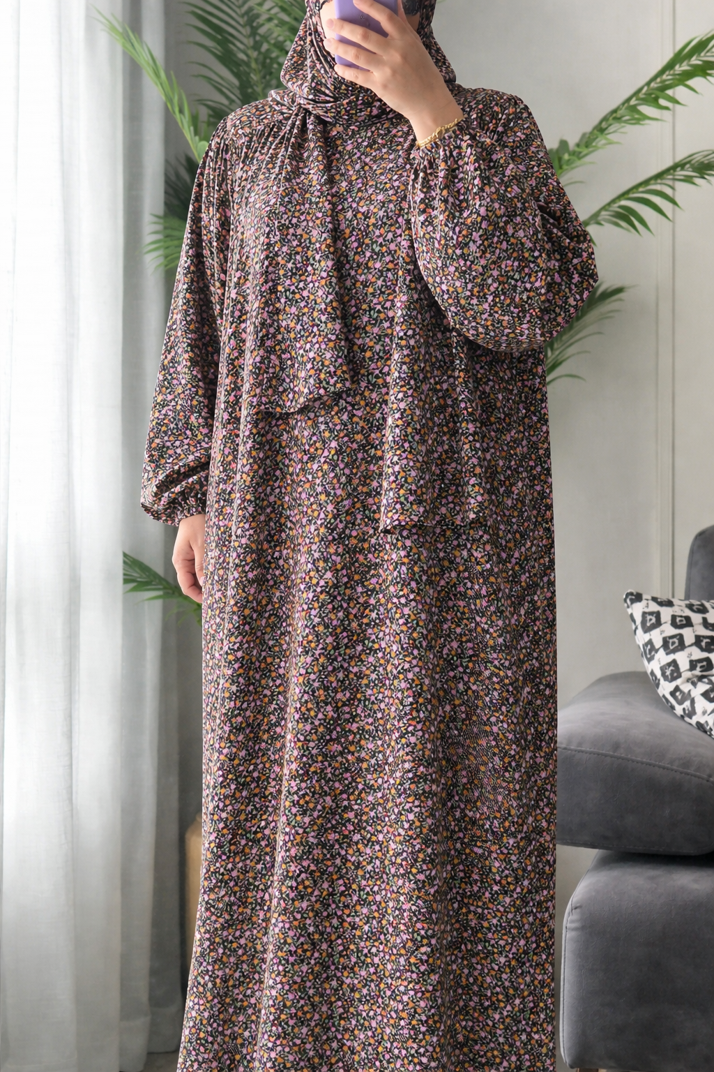 Prayer Dress – Crepe & Cotton Blend