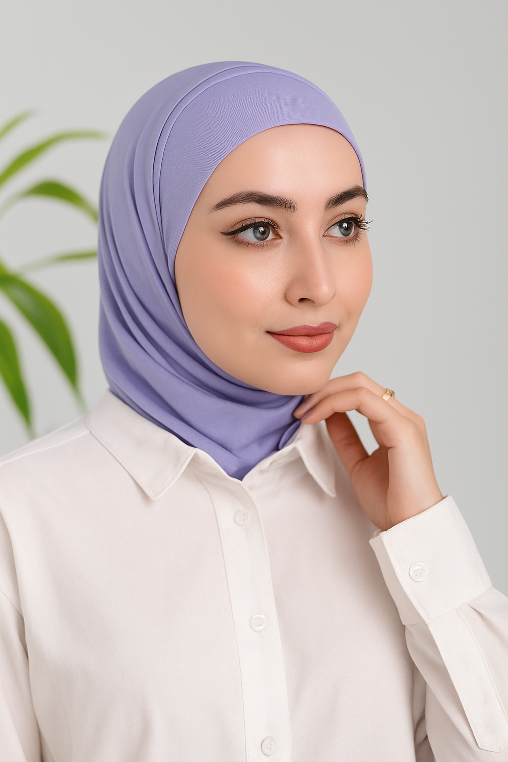 Two Piece Cotton Hijab