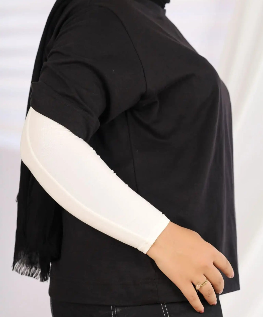 Cotton Arm Sleeves – 95% Cotton, 5% Lycra