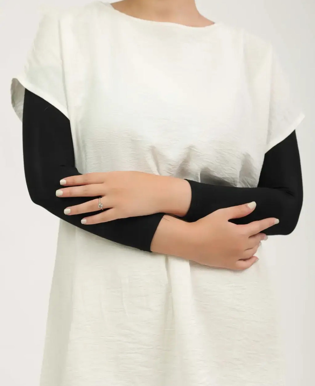 Cotton Arm Sleeves – 95% Cotton, 5% Lycra