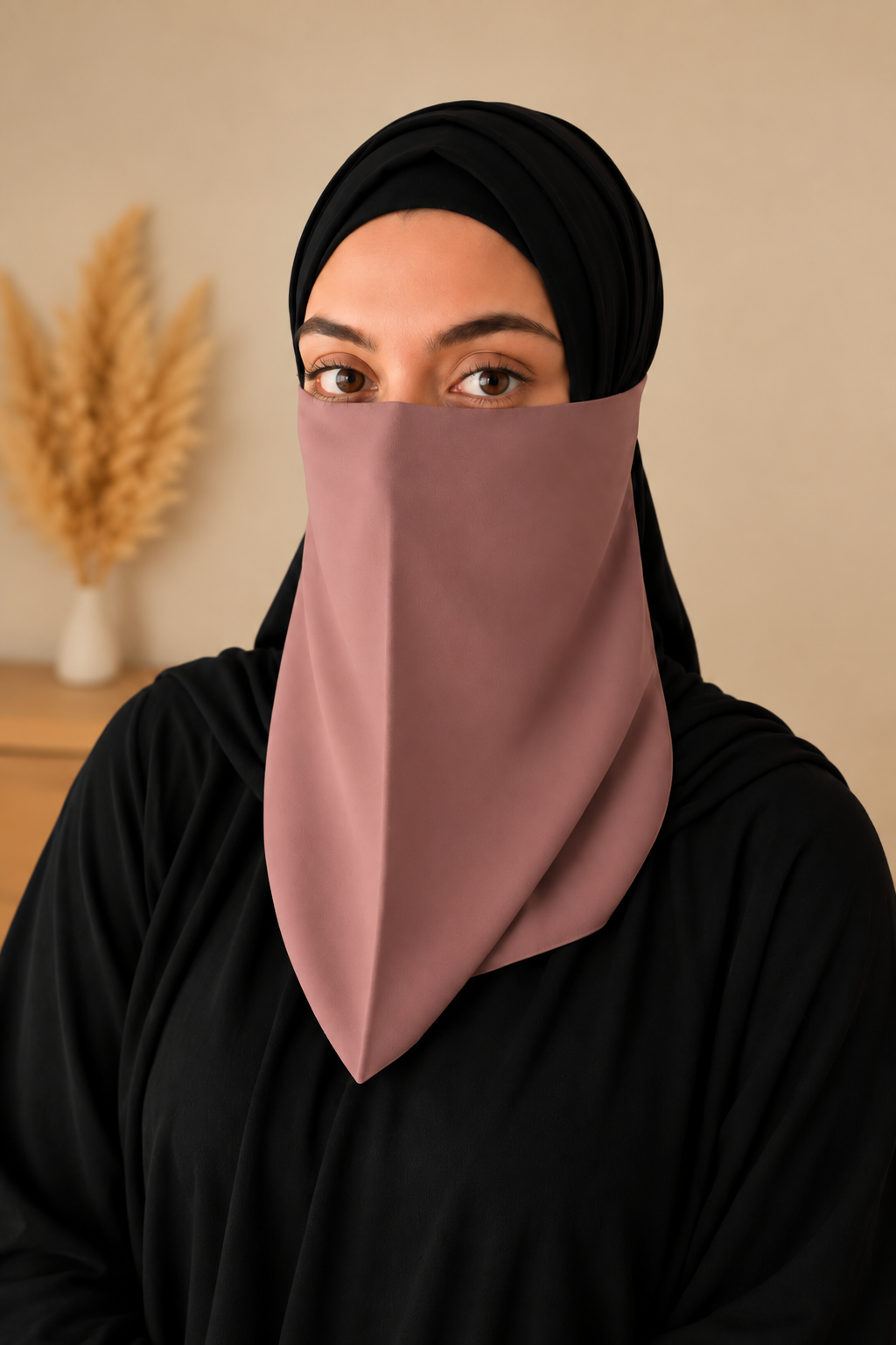Classic Everyday Niqab – Adjustable Elastic Strap