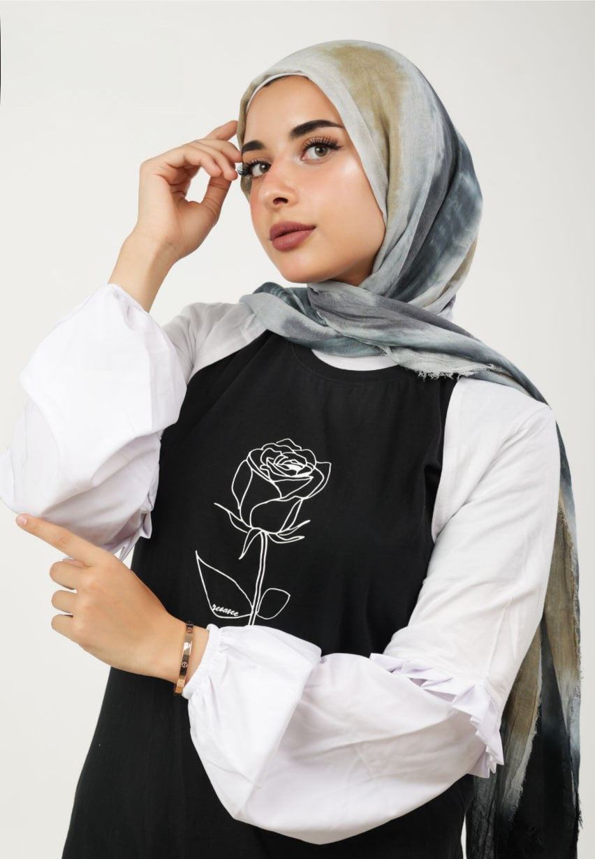 Women Ruffle Sleeve Modest Top