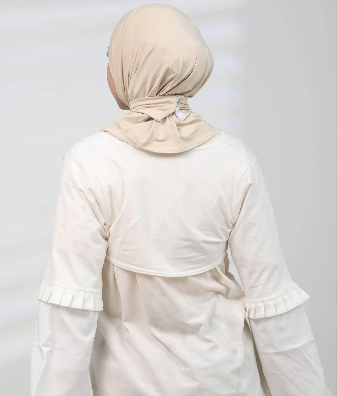Women Ruffle Sleeve Modest Top