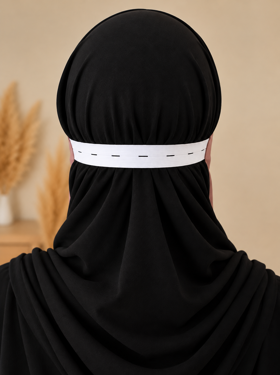 Classic Everyday Niqab – Adjustable Elastic Strap
