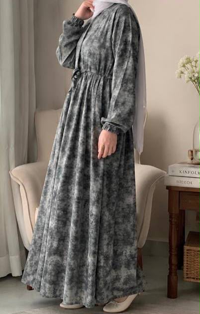 Women's Marble Breeze Tie-Waist Dress
